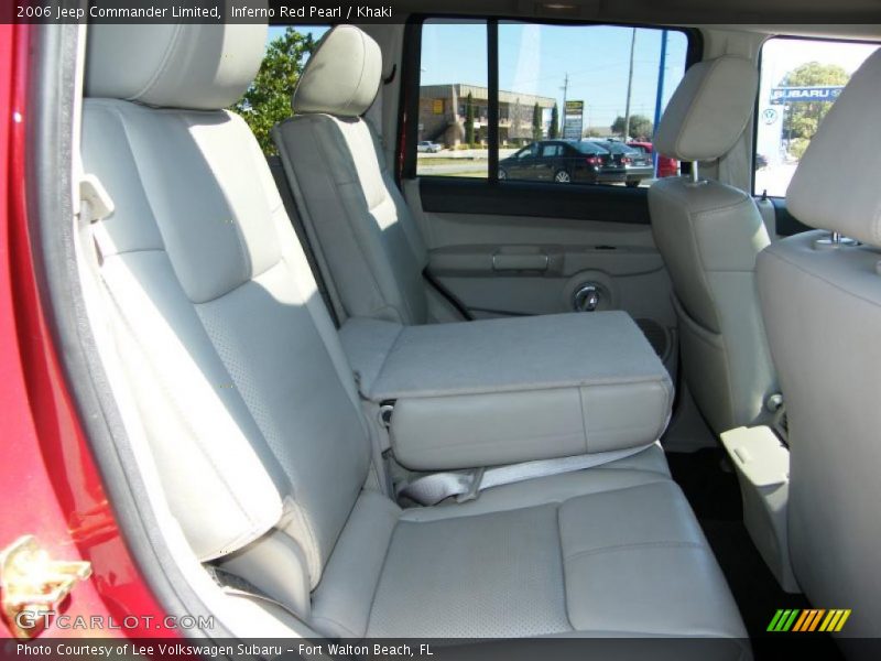 Inferno Red Pearl / Khaki 2006 Jeep Commander Limited