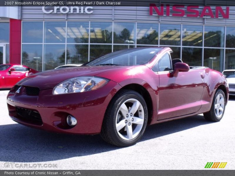 Ultra Red Pearl / Dark Charcoal 2007 Mitsubishi Eclipse Spyder GS