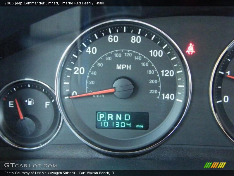 Inferno Red Pearl / Khaki 2006 Jeep Commander Limited