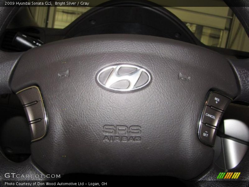 Bright Silver / Gray 2009 Hyundai Sonata GLS