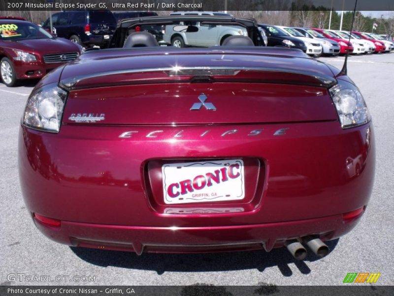 Ultra Red Pearl / Dark Charcoal 2007 Mitsubishi Eclipse Spyder GS