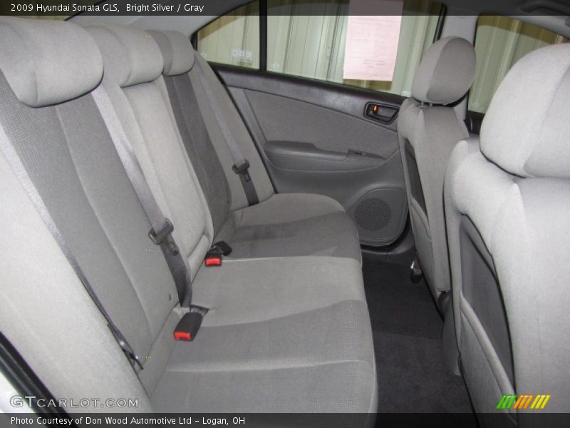 Bright Silver / Gray 2009 Hyundai Sonata GLS