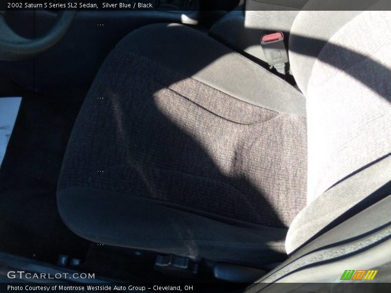 Silver Blue / Black 2002 Saturn S Series SL2 Sedan