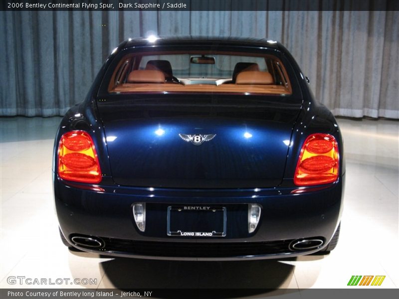 Dark Sapphire / Saddle 2006 Bentley Continental Flying Spur