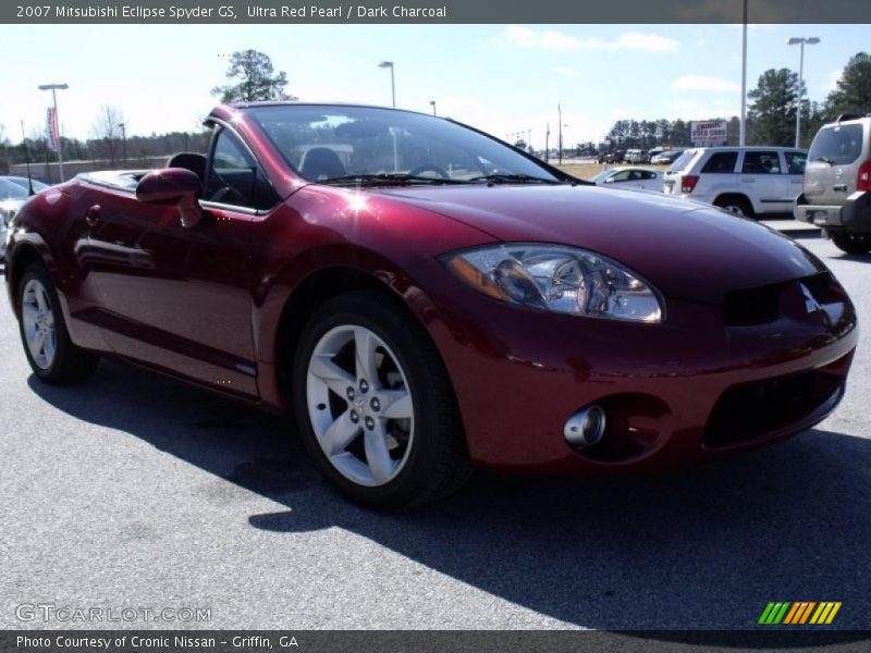 Ultra Red Pearl / Dark Charcoal 2007 Mitsubishi Eclipse Spyder GS