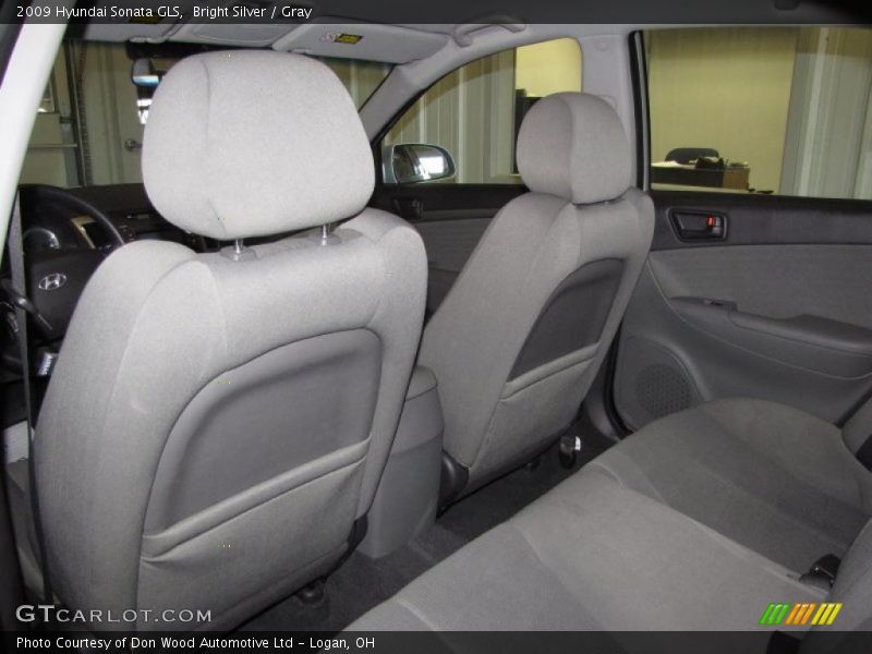 Bright Silver / Gray 2009 Hyundai Sonata GLS