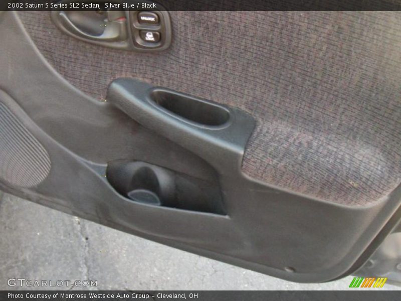 Silver Blue / Black 2002 Saturn S Series SL2 Sedan