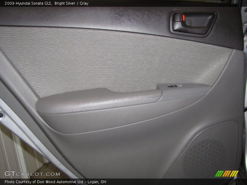 Bright Silver / Gray 2009 Hyundai Sonata GLS