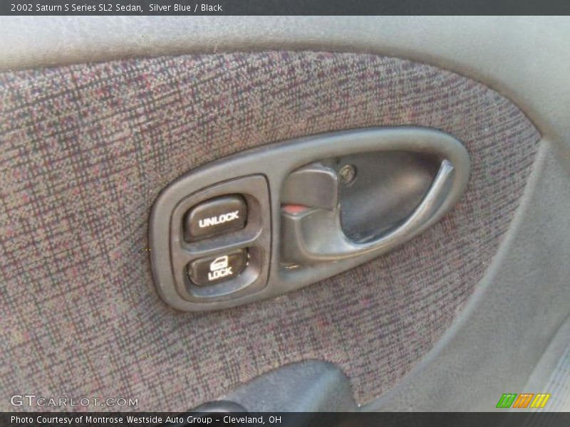 Silver Blue / Black 2002 Saturn S Series SL2 Sedan