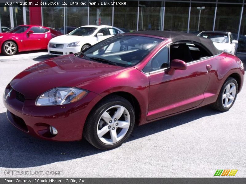 Ultra Red Pearl / Dark Charcoal 2007 Mitsubishi Eclipse Spyder GS