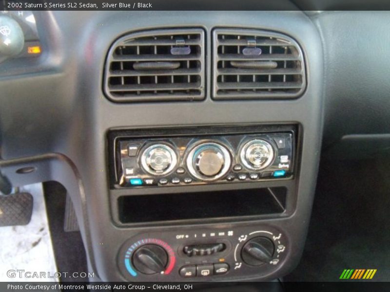 Silver Blue / Black 2002 Saturn S Series SL2 Sedan