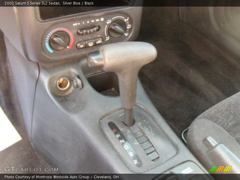 Silver Blue / Black 2002 Saturn S Series SL2 Sedan