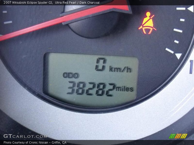 Ultra Red Pearl / Dark Charcoal 2007 Mitsubishi Eclipse Spyder GS