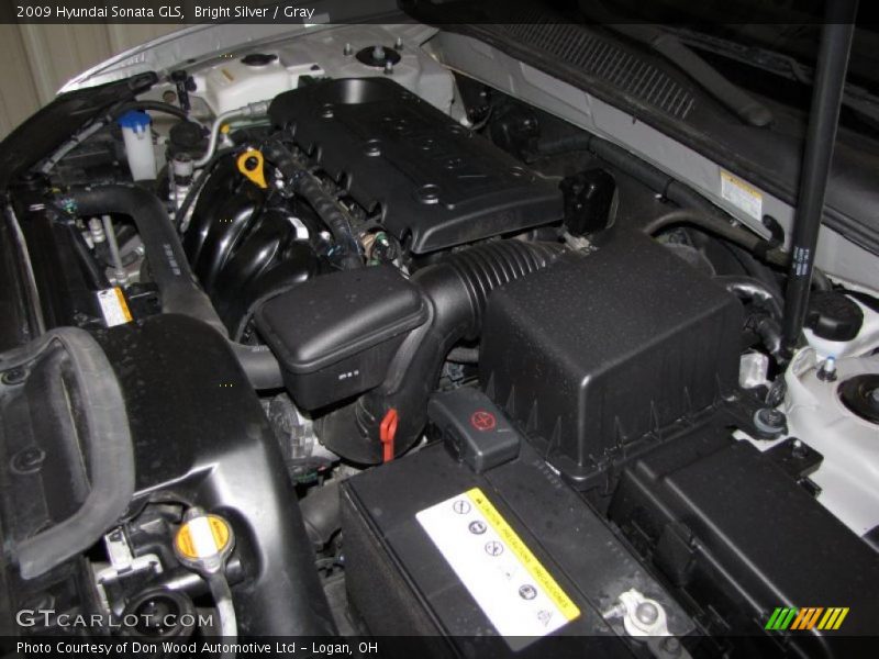Bright Silver / Gray 2009 Hyundai Sonata GLS