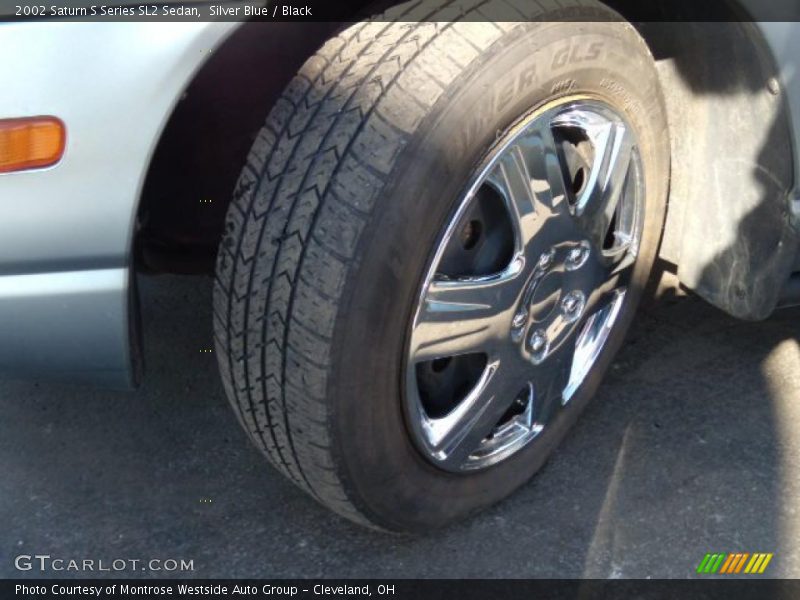 Silver Blue / Black 2002 Saturn S Series SL2 Sedan