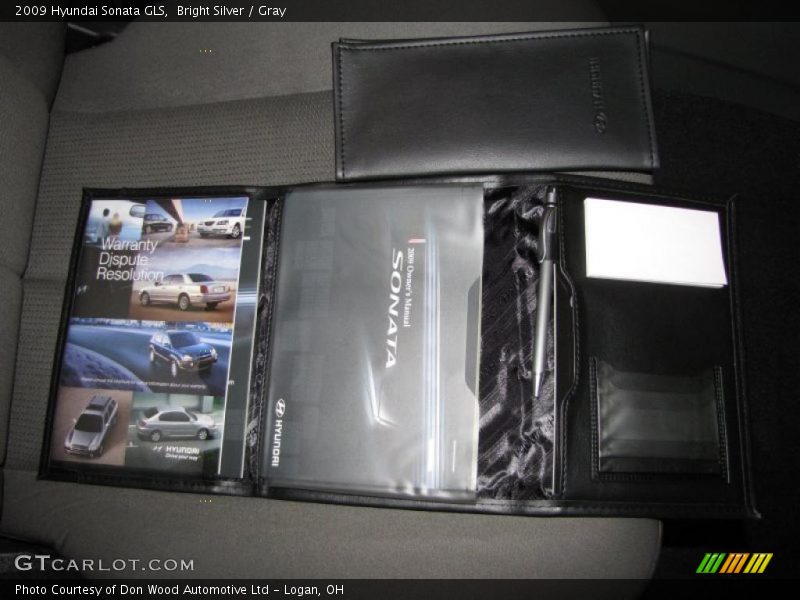 Bright Silver / Gray 2009 Hyundai Sonata GLS