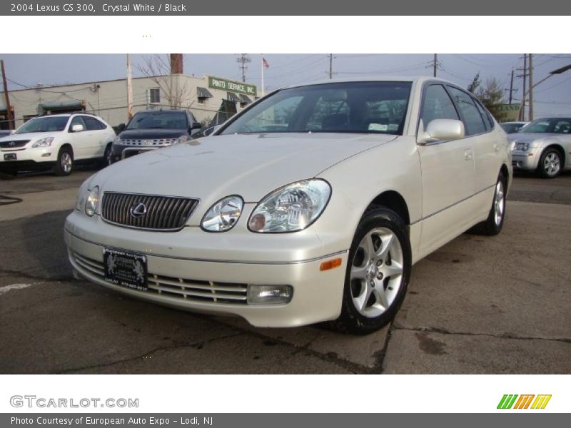 Crystal White / Black 2004 Lexus GS 300