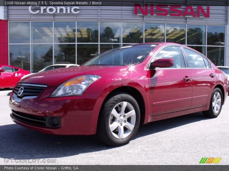 Sonoma Sunset Metallic / Blond 2008 Nissan Altima 2.5 S