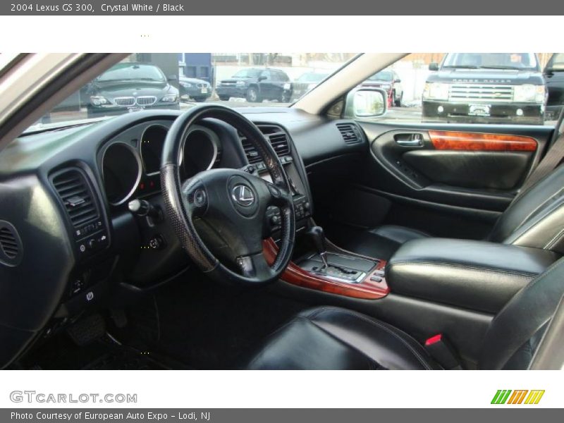 Crystal White / Black 2004 Lexus GS 300