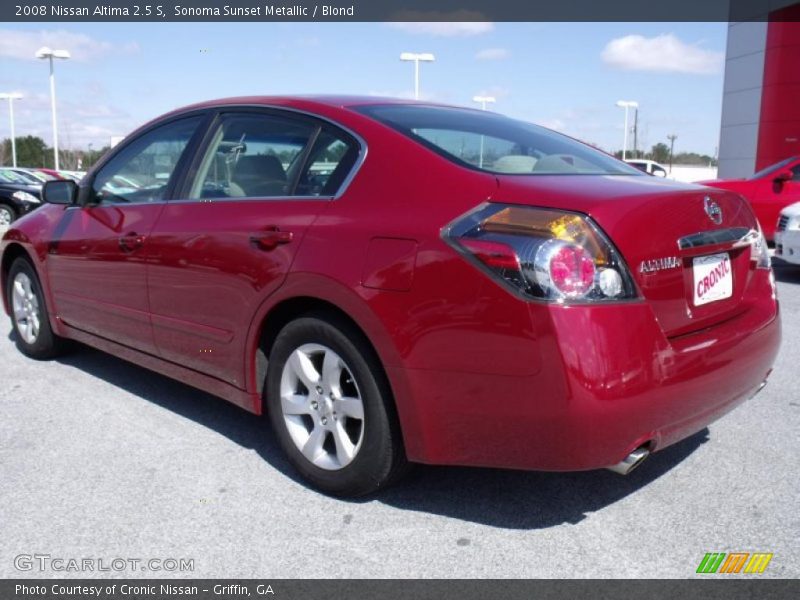 Sonoma Sunset Metallic / Blond 2008 Nissan Altima 2.5 S