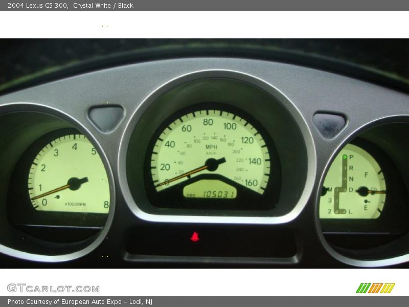 Crystal White / Black 2004 Lexus GS 300