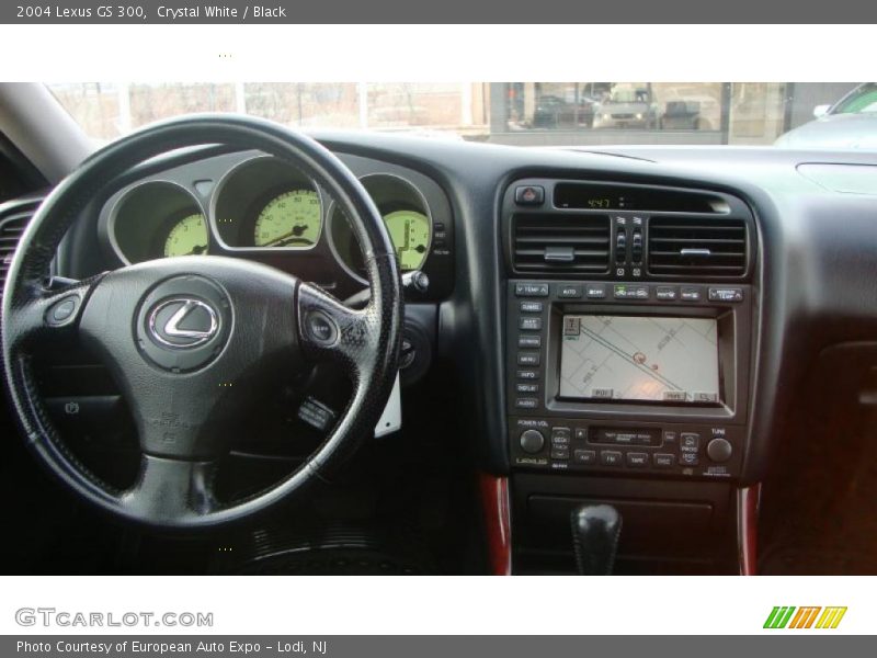 Crystal White / Black 2004 Lexus GS 300