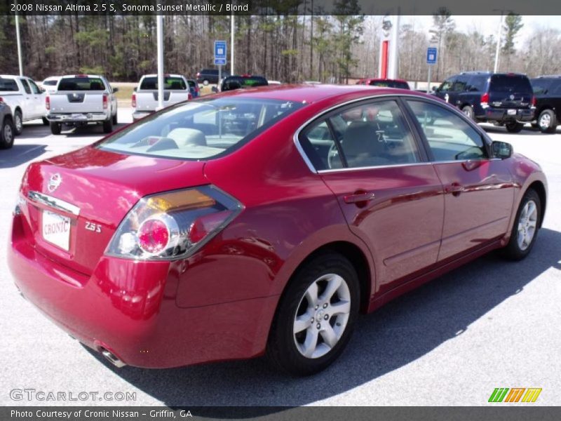 Sonoma Sunset Metallic / Blond 2008 Nissan Altima 2.5 S