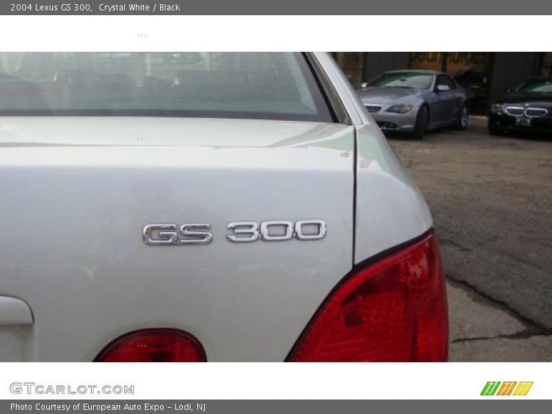 Crystal White / Black 2004 Lexus GS 300