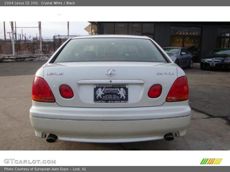 Crystal White / Black 2004 Lexus GS 300