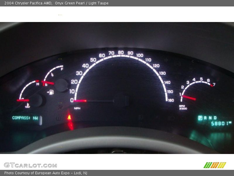 Onyx Green Pearl / Light Taupe 2004 Chrysler Pacifica AWD
