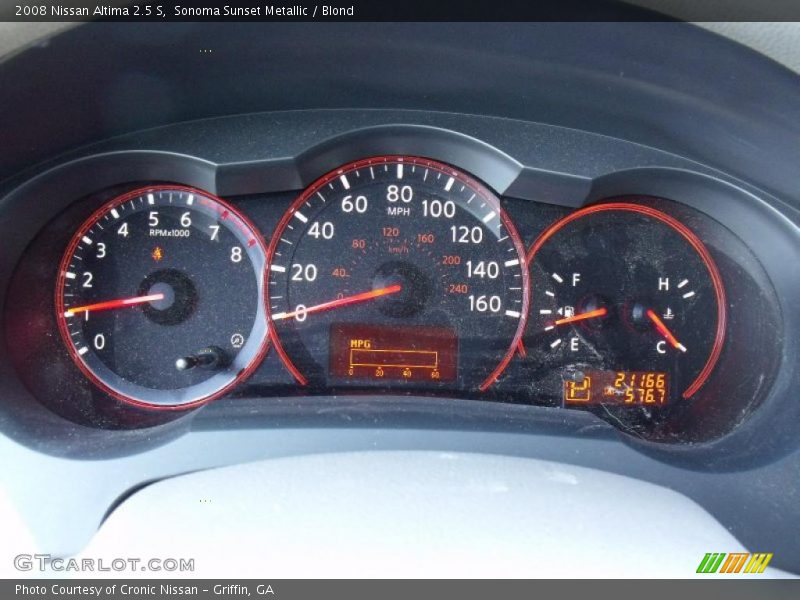 Sonoma Sunset Metallic / Blond 2008 Nissan Altima 2.5 S