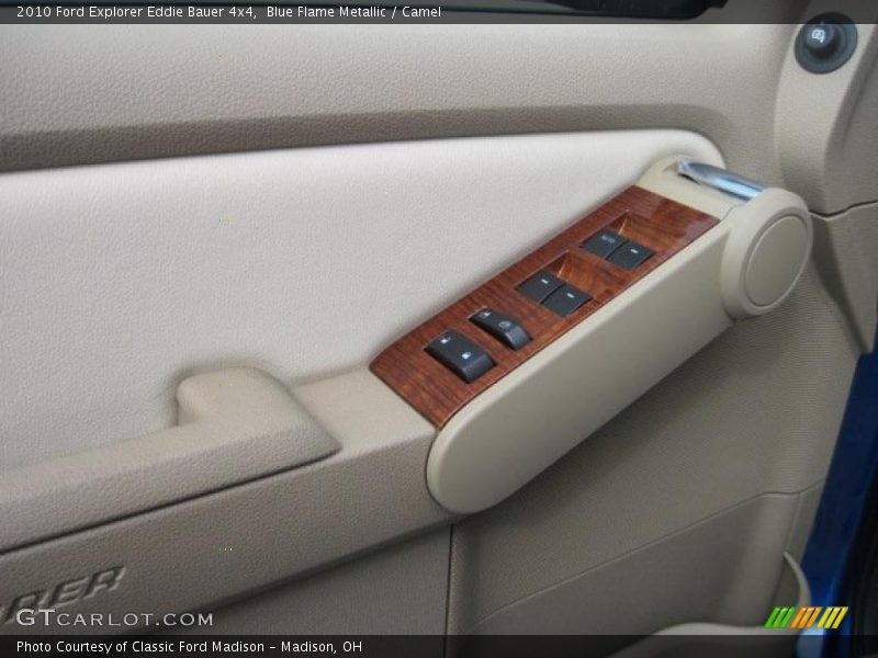 Blue Flame Metallic / Camel 2010 Ford Explorer Eddie Bauer 4x4