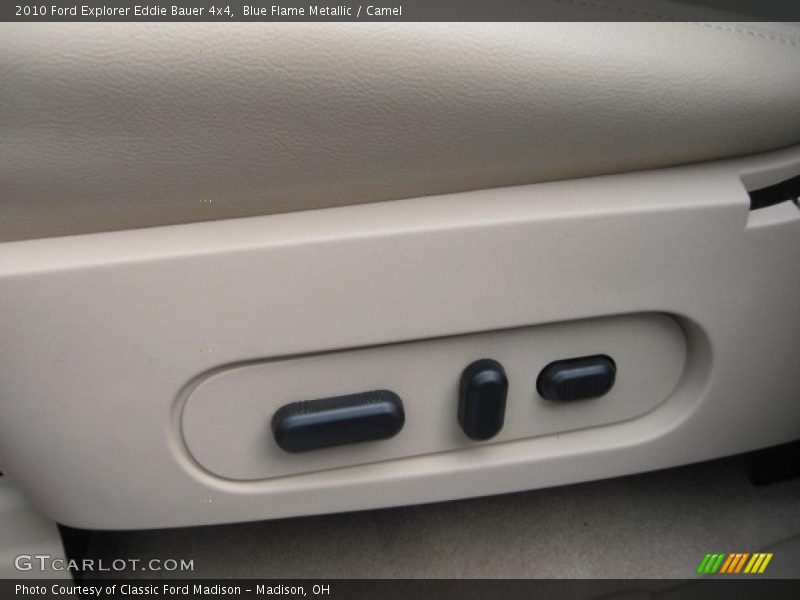 Blue Flame Metallic / Camel 2010 Ford Explorer Eddie Bauer 4x4