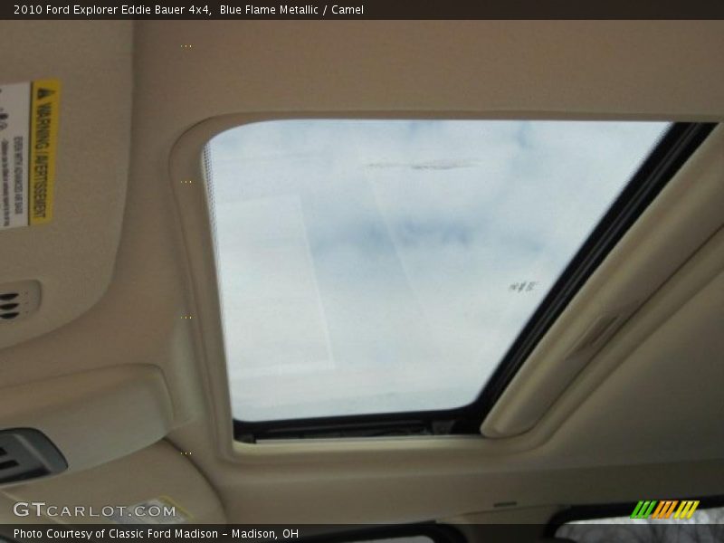 Blue Flame Metallic / Camel 2010 Ford Explorer Eddie Bauer 4x4