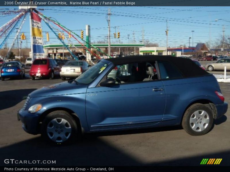 Marine Blue Pearl / Pastel Pebble Beige 2006 Chrysler PT Cruiser Convertible