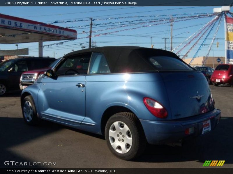 Marine Blue Pearl / Pastel Pebble Beige 2006 Chrysler PT Cruiser Convertible