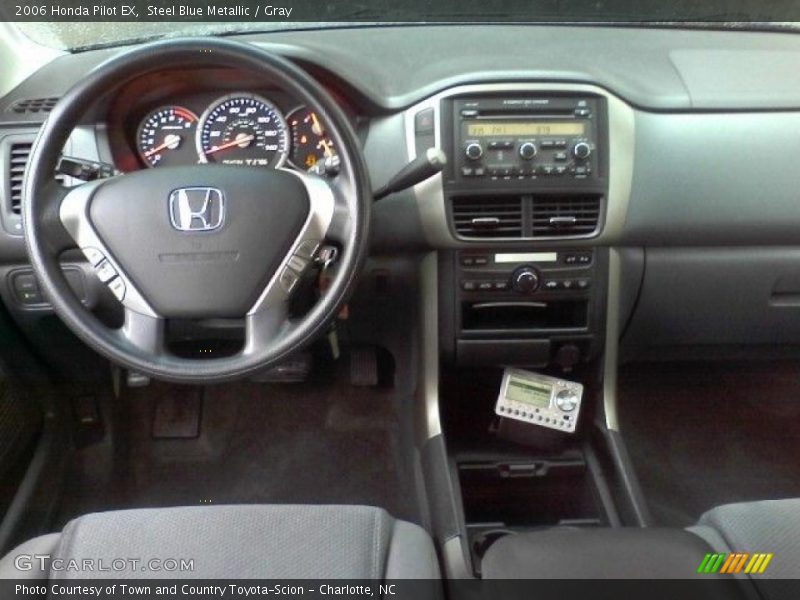 Steel Blue Metallic / Gray 2006 Honda Pilot EX