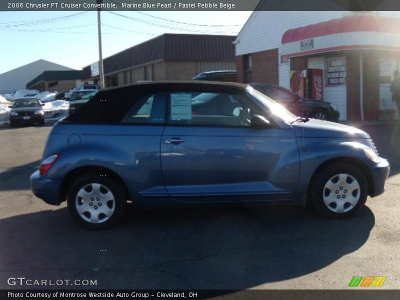 Marine Blue Pearl / Pastel Pebble Beige 2006 Chrysler PT Cruiser Convertible