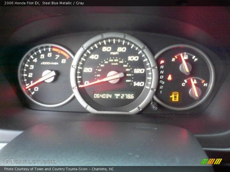 Steel Blue Metallic / Gray 2006 Honda Pilot EX