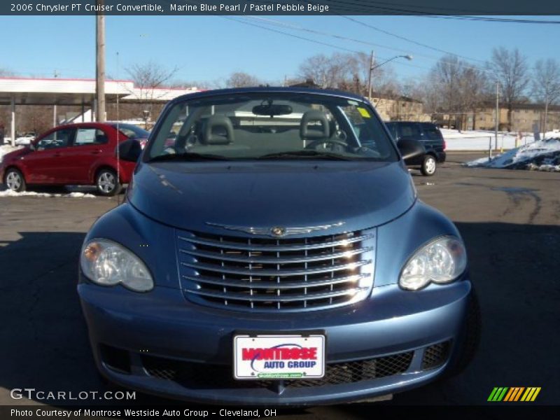 Marine Blue Pearl / Pastel Pebble Beige 2006 Chrysler PT Cruiser Convertible