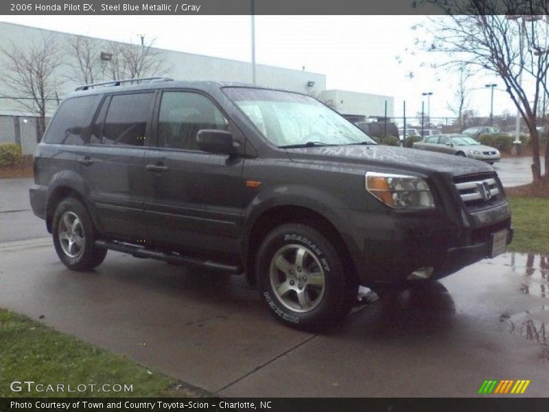 Steel Blue Metallic / Gray 2006 Honda Pilot EX