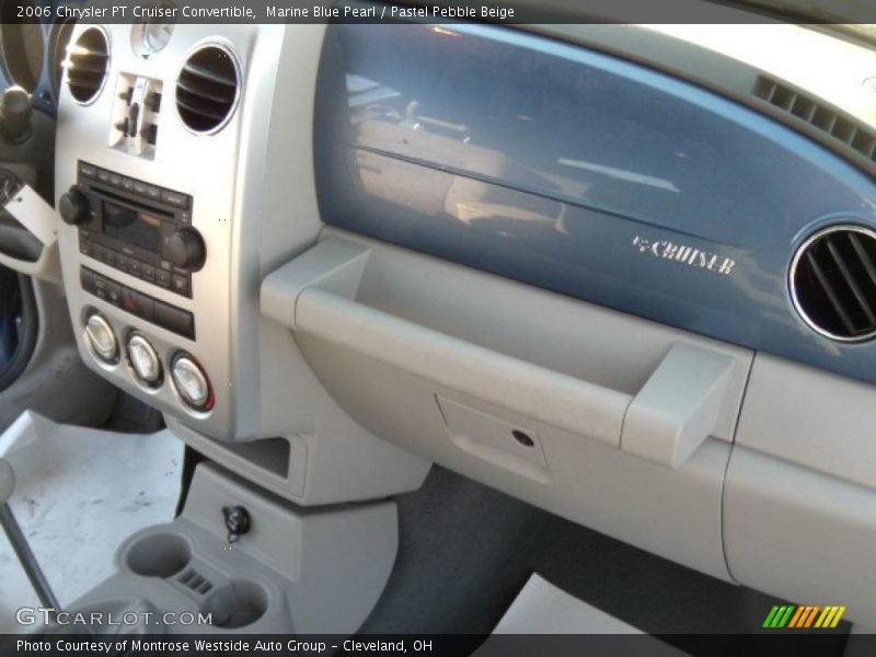 Marine Blue Pearl / Pastel Pebble Beige 2006 Chrysler PT Cruiser Convertible
