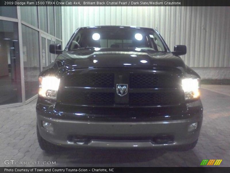Brilliant Black Crystal Pearl / Dark Slate/Medium Graystone 2009 Dodge Ram 1500 TRX4 Crew Cab 4x4