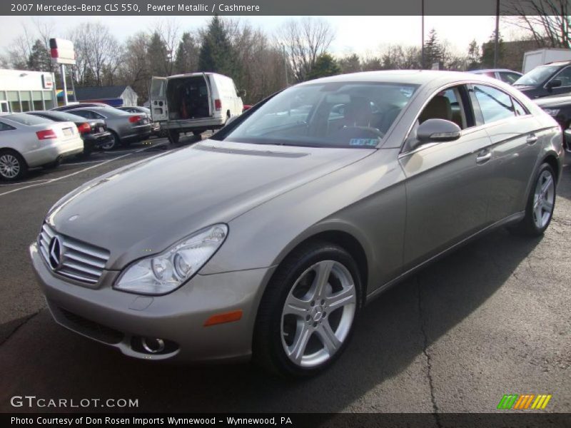 Pewter Metallic / Cashmere 2007 Mercedes-Benz CLS 550