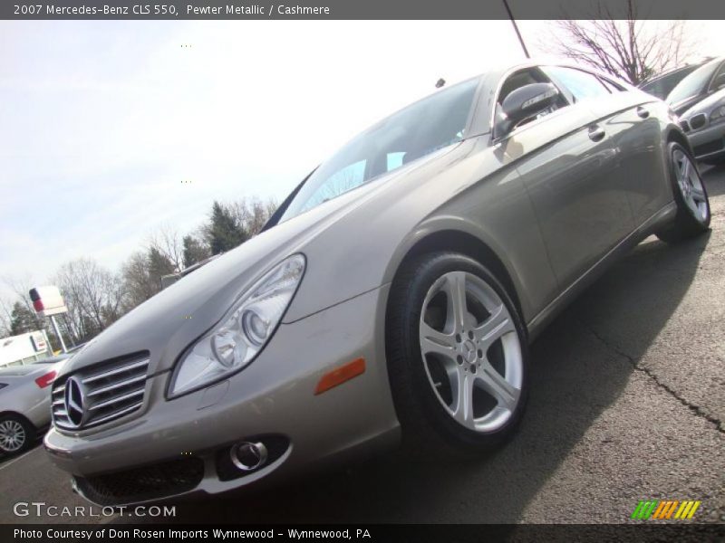 Pewter Metallic / Cashmere 2007 Mercedes-Benz CLS 550