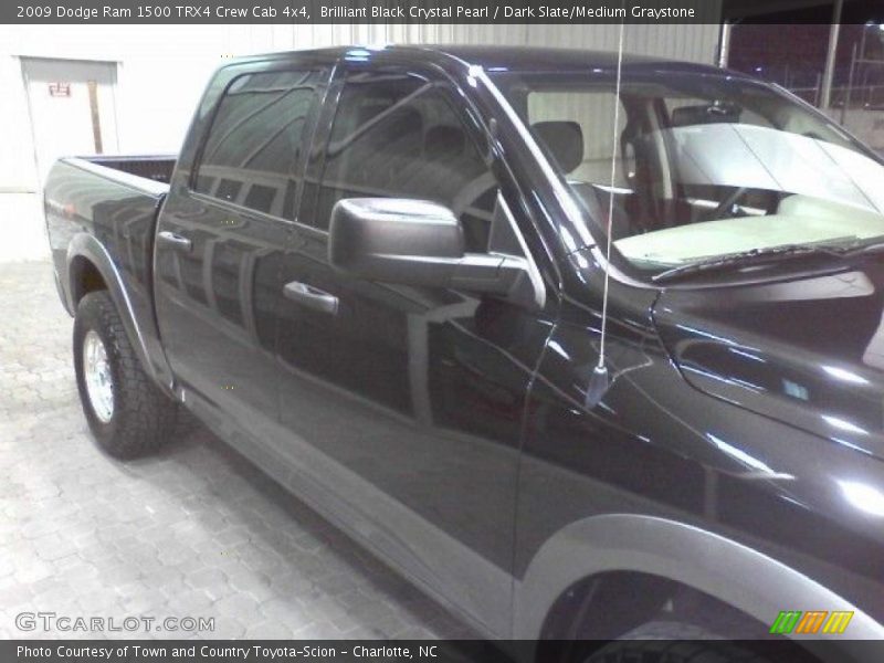 Brilliant Black Crystal Pearl / Dark Slate/Medium Graystone 2009 Dodge Ram 1500 TRX4 Crew Cab 4x4