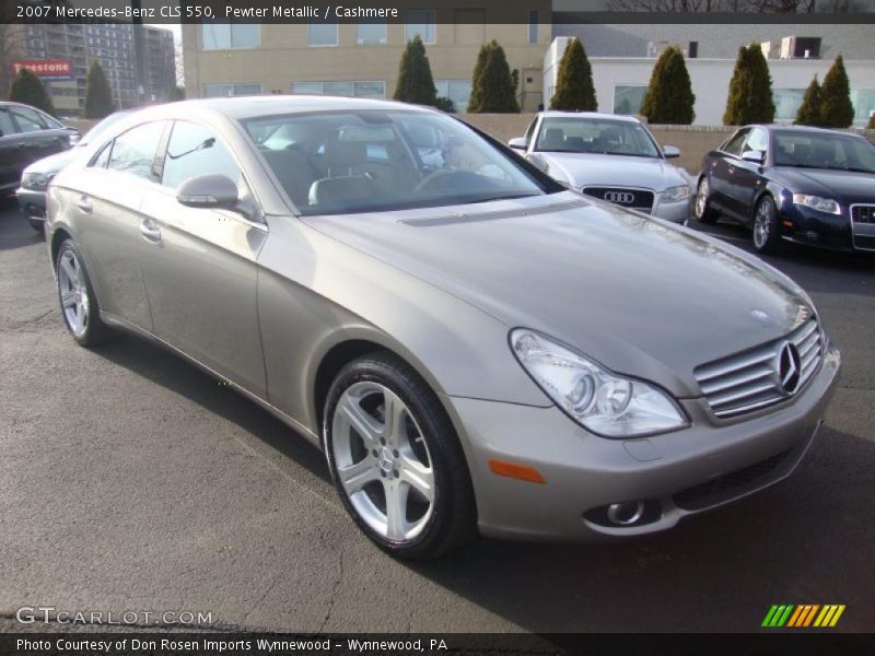 Pewter Metallic / Cashmere 2007 Mercedes-Benz CLS 550