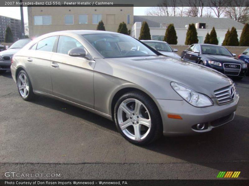 Pewter Metallic / Cashmere 2007 Mercedes-Benz CLS 550