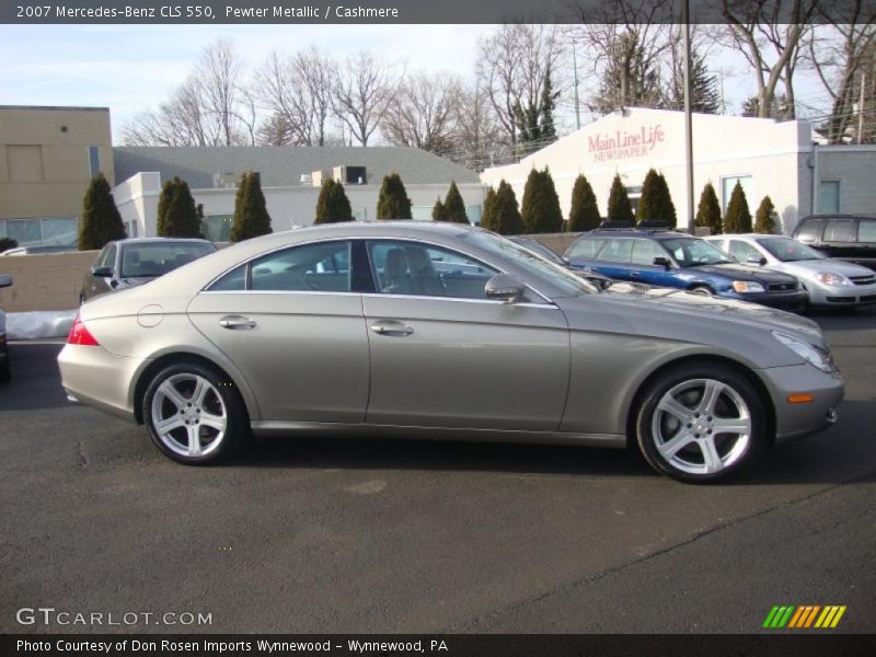 Pewter Metallic / Cashmere 2007 Mercedes-Benz CLS 550