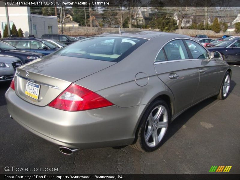 Pewter Metallic / Cashmere 2007 Mercedes-Benz CLS 550